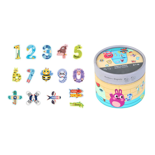 NOOLY Magnets Fridge Numbers Magnetic Refrigerator Learning Game Toys with BOXCLTT0103