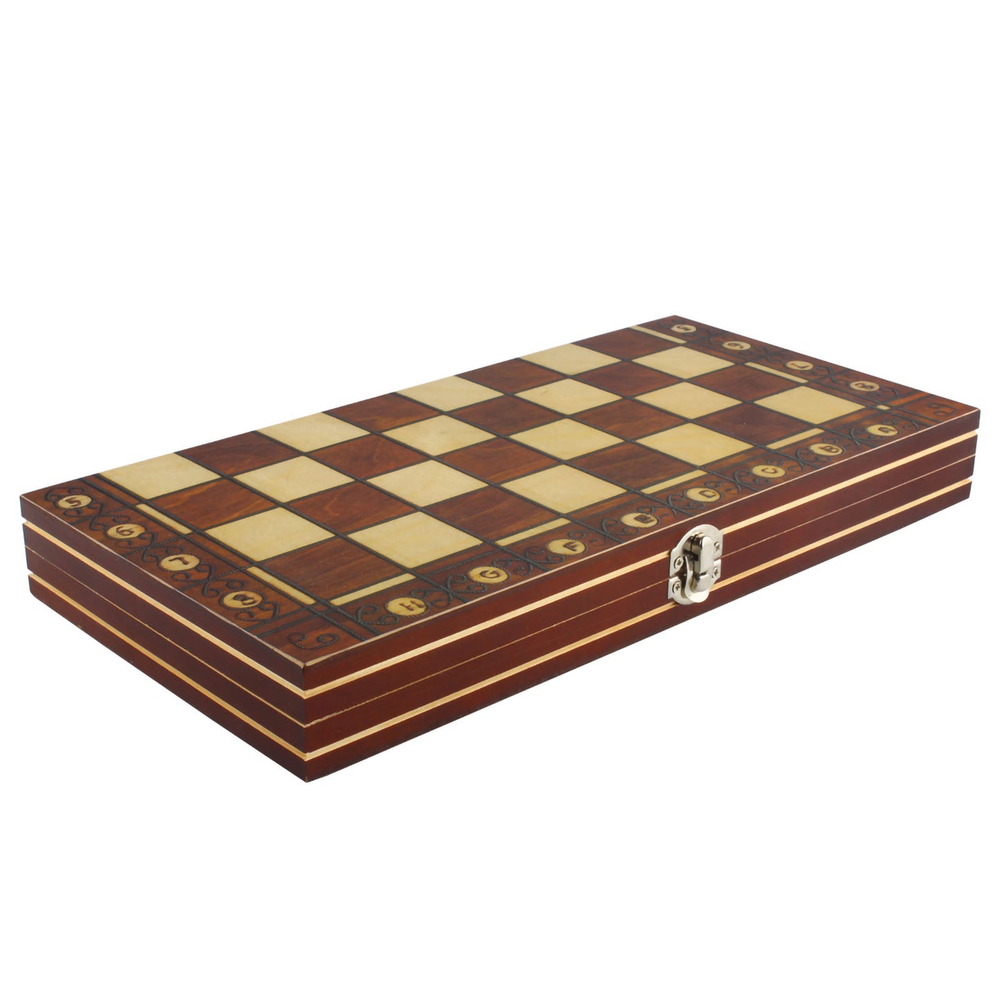 Andux Magnetic Wooden Folding Chess Set GJXQ-03 (13.3 X 13.3 inches)
