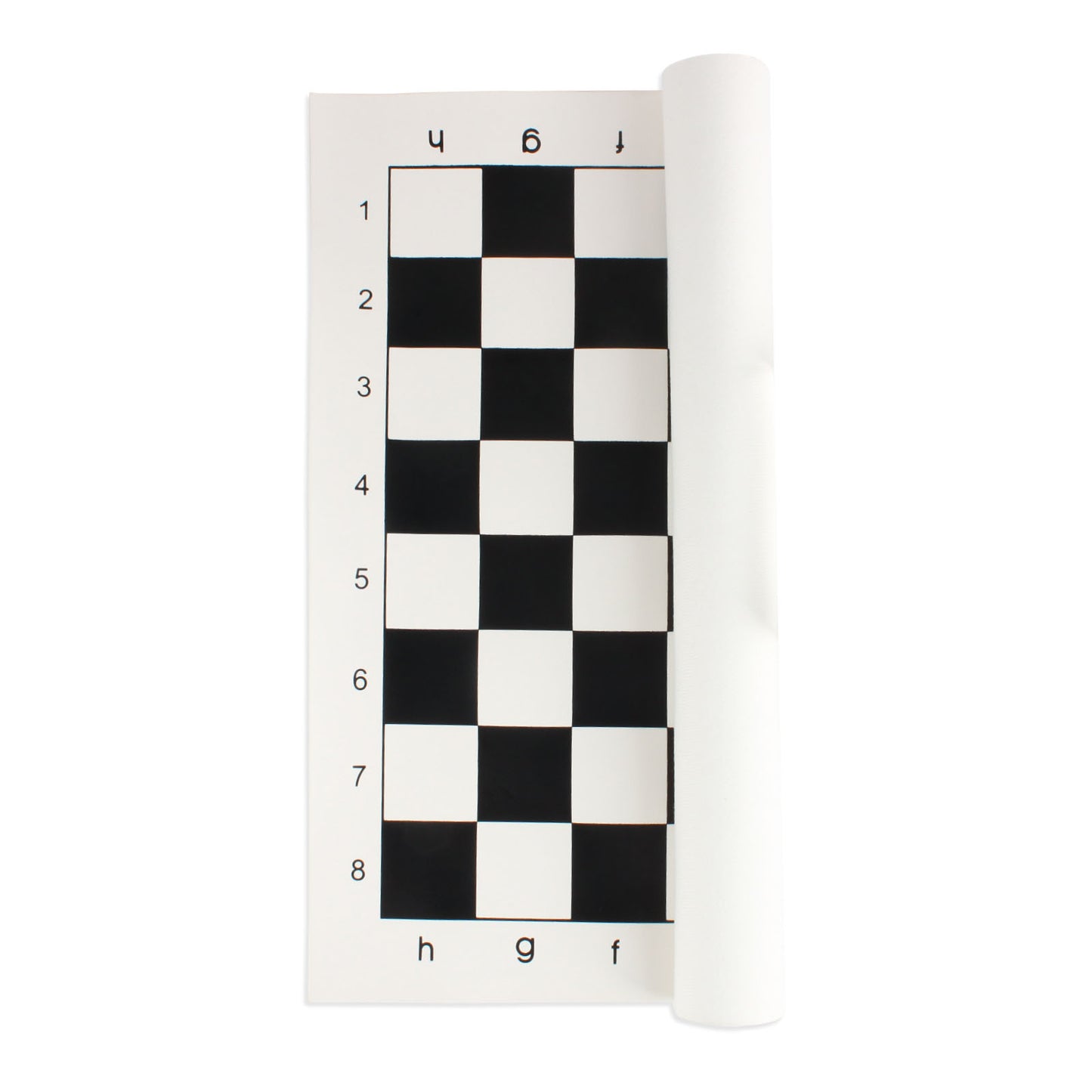 Andux Chess Pieces and Rollable Board QPXQ-01 (Black,35x35cm)