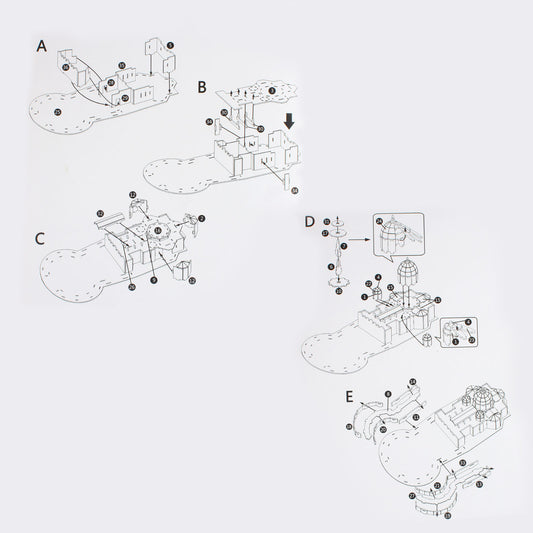 Andux 3D Puzzle Jigsaw Building Kits(St. Peter¡¯s Basilica 44 Pcs) LTPT-02