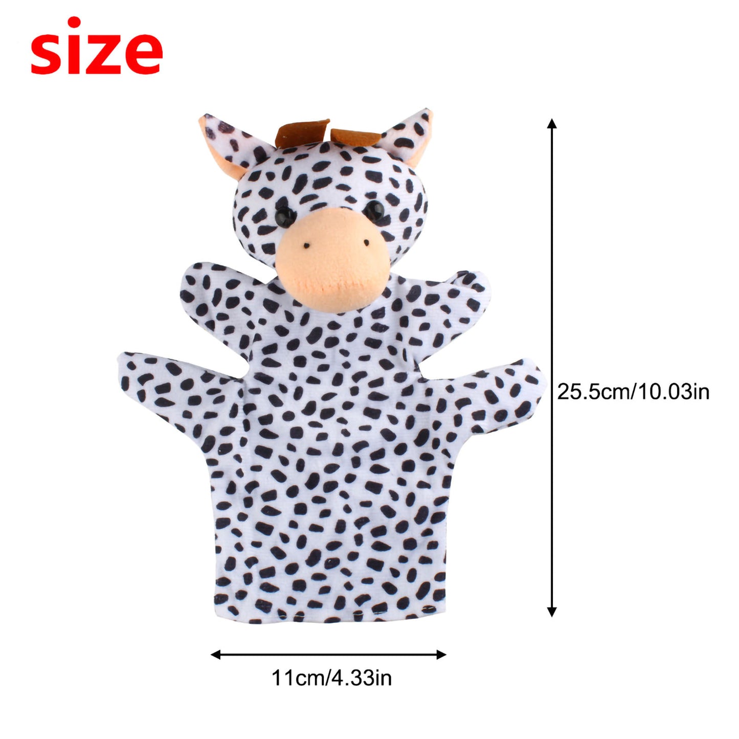 Andux 12 Pcs Animals Hand Puppets Set SO-38