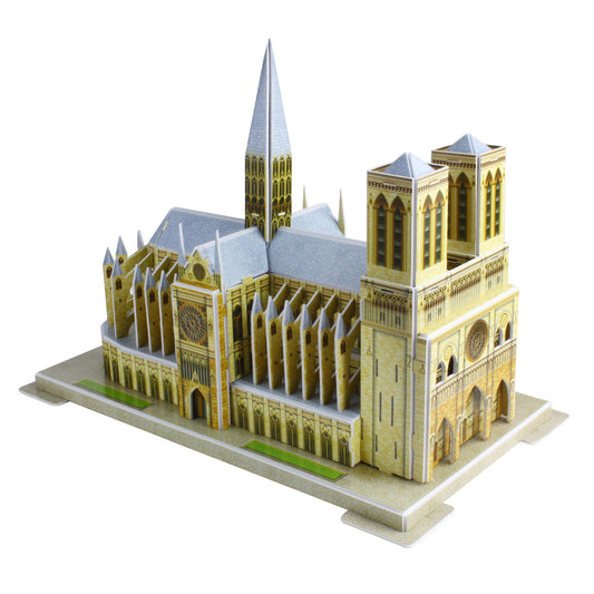 Andux 3D Puzzle Jigsaw Building Kits(Notre Dame De Paris 77 Pcs) LTPT-02