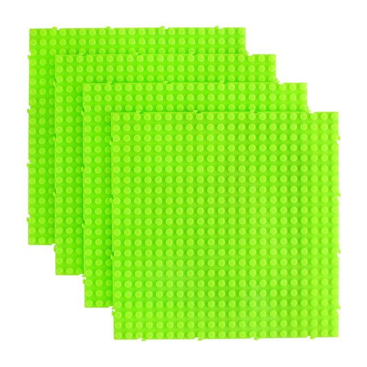 Larcele 4 Pieces Building Blocks Baseplates JMDB-01 (Green)