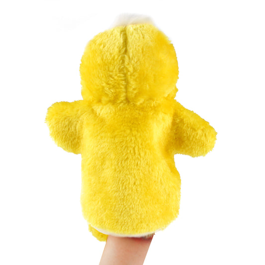 Andux Hand Puppet Soft Stuffed Animal Toy (SO-16 Yellow Duck)