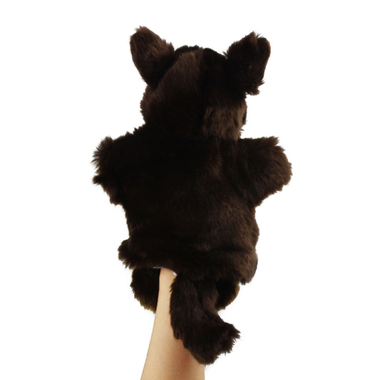 Andux Hand Puppet Soft Stuffed Animal Toy (SO-20 Wolf-Brown )