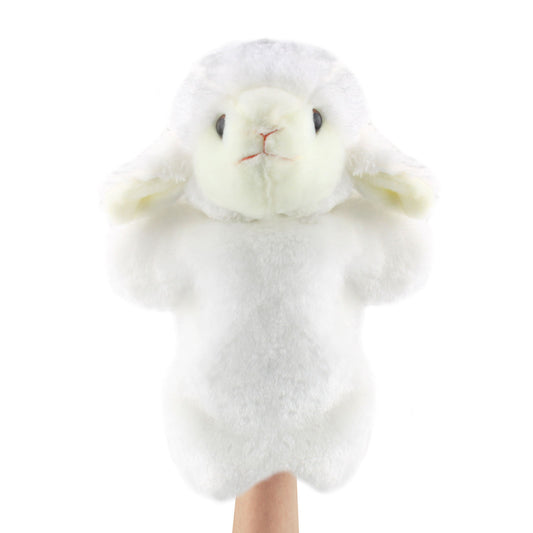 Andux Hand Puppet Soft Stuffed Animal Toy (SO-26 Sheep-White)