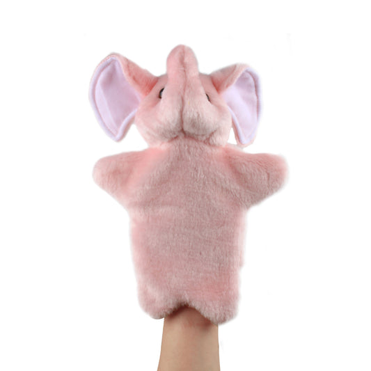 Andux Hand Puppet Soft Stuffed Animal Toy (SO-31 Pink Elephant)