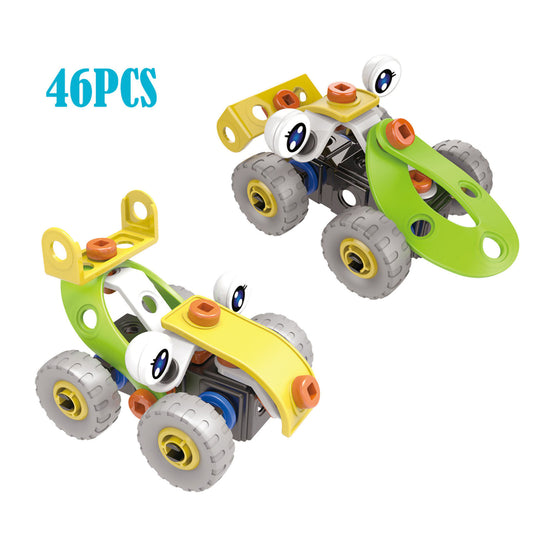 NOOLY STEM Toys for Kids, 2 IN 1 Building Toys Kit J-7747