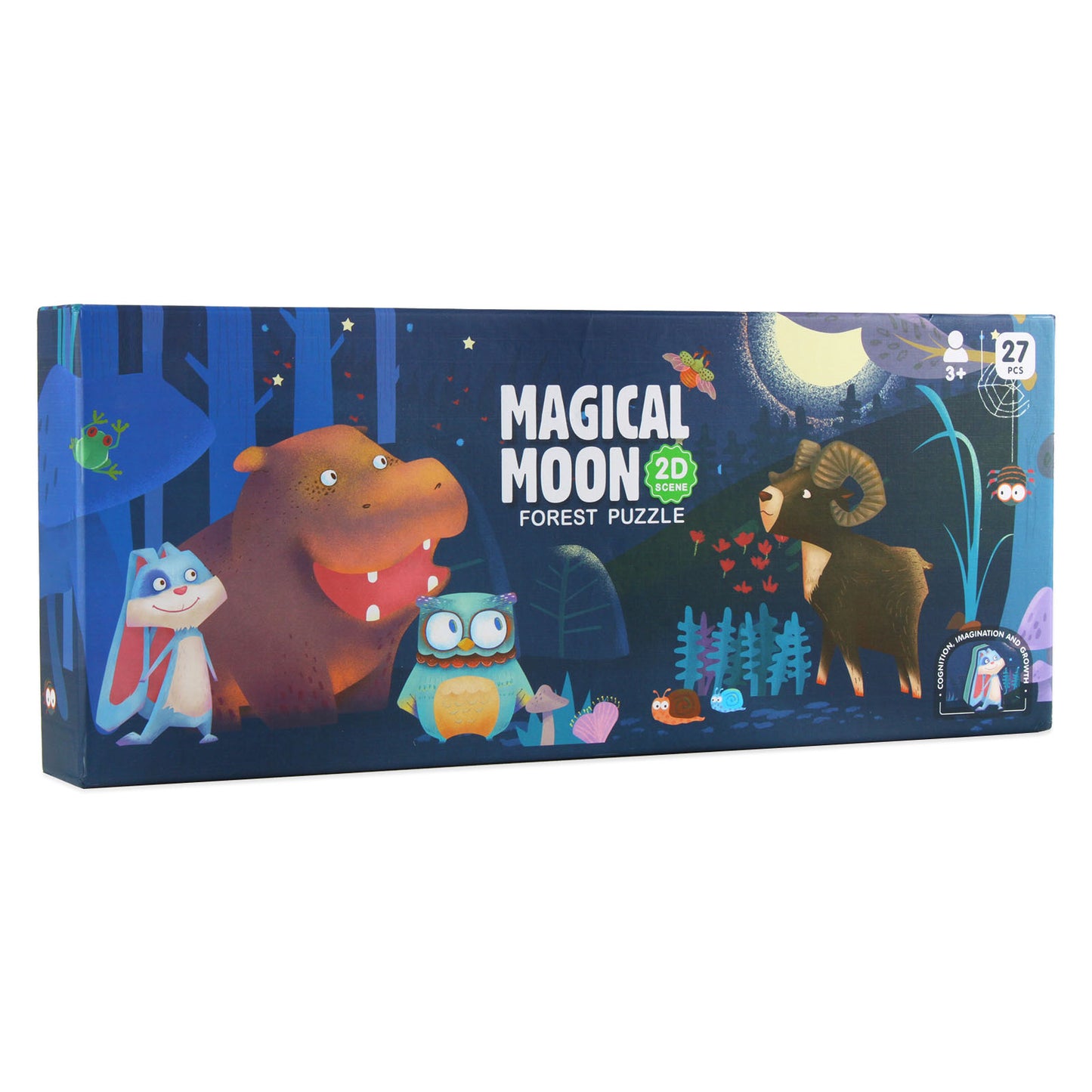 NOOLY 27 Pcs Jigsaw Puzzles,Children Forest Theme Educational Puzzle GSPT-02 (Magic Moonlight)