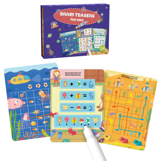 Nooly Preschool Toddler Flash Cards,(Brain Teasers for Kids) PW0213