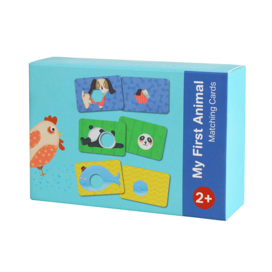 NOOLY Matching Game Puzzles, Montessori Matching Cards Puzzle Age 3+ PW0203 (Animal)
