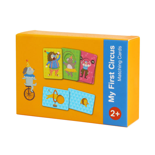NOOLY Matching Game Puzzles, Montessori Matching Cards Puzzle Age 3+ PW0205 (Circus)
