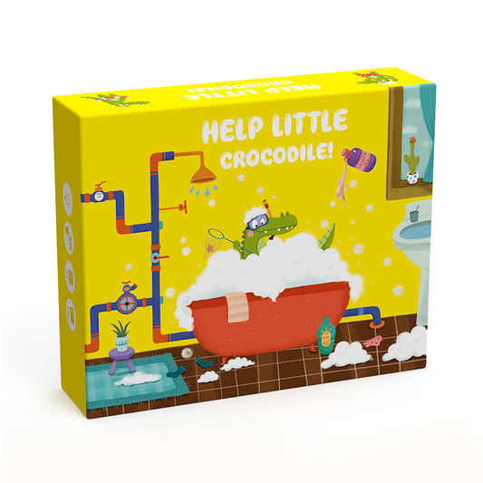 NOOLY Logical Thinking Board Game Educational Learning Toy for Kids Age 4+ PW0417 Help Little Crocodile