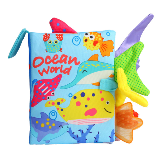 NOOLY Soft Cloth Book for Baby?Infant Aged 0-3 BBBS-01 (Ocean)